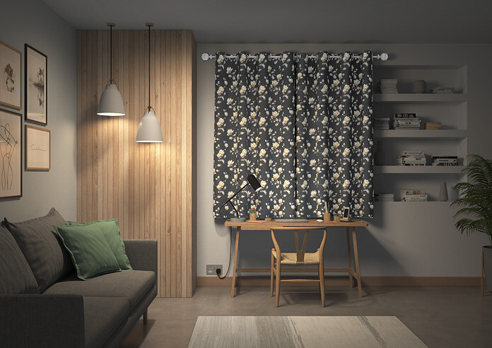 Sakura, Jet - Made to Measure Curtains - Image 7